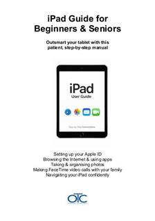 Apple iPad Mini 5 manual. Tablet Instructions.